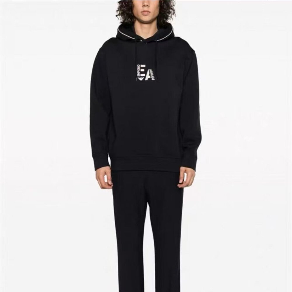 Emporio Armani Logo Hooded Sweatshirt